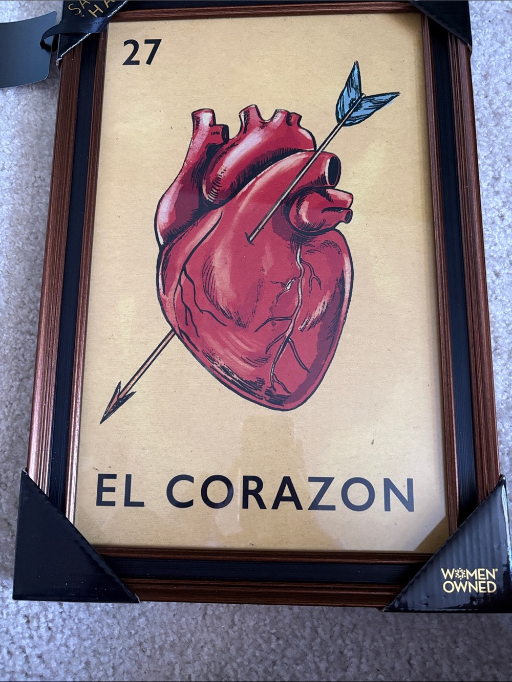 Sapna shah El Corazon Red Heart Art Print - Framed Home Art